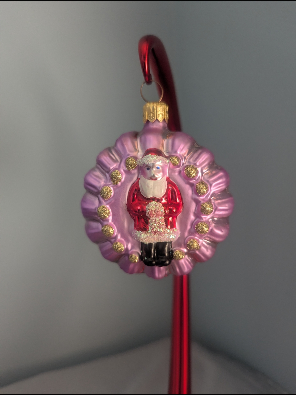 Christopher Radko Santa Medallion #97-088-0 Retired Rare Christmas